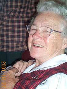 Evangeline Murray October 27 2001